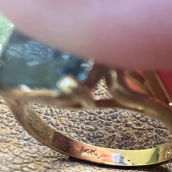 Elegant Blue Topaz Ring - Picture 5 of 6